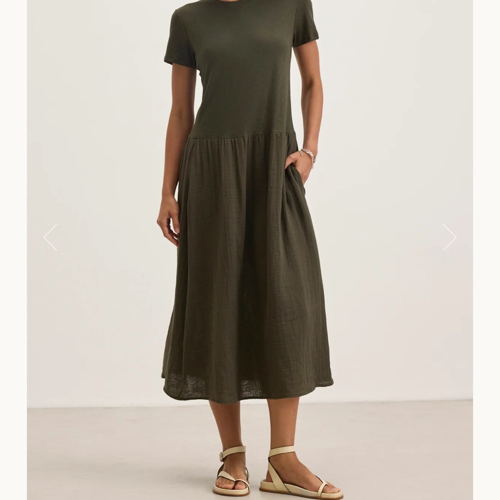 Itza breezy cotton midi dress